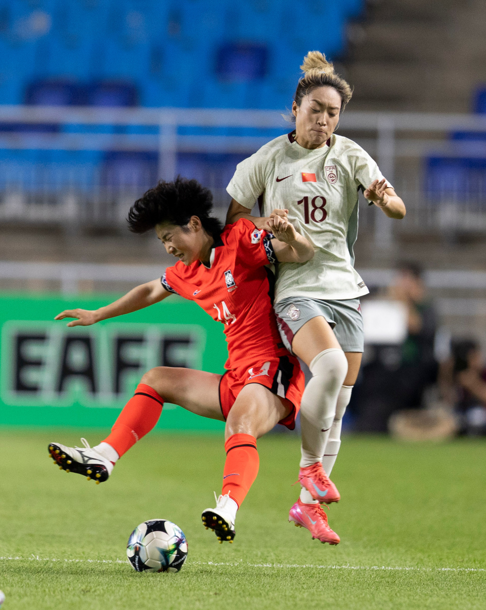 韩国队在女足赛事中斩获胜利
